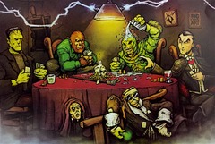 #400 Monsters Playing Poker