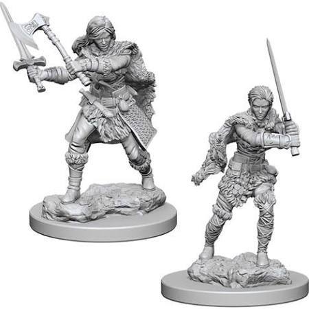 D&D Nolzurs Marvelous Miniatures - Human Barbarian Female