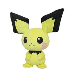 Sanei - Pokemon All Star Collection Pichu Stuffed Plush Toy, 8.5