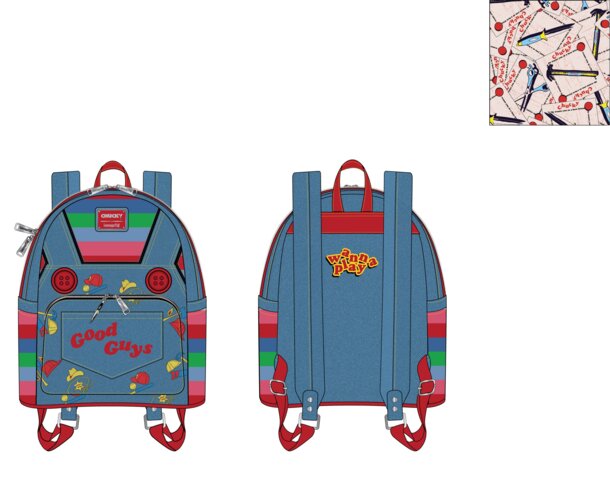 Child's Play Good Guys Loungefly newest Backpack