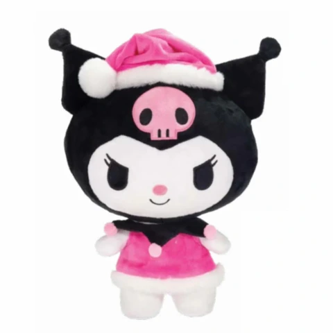 Kuromi - Pink Dress With Christmas Hat 10 Plush