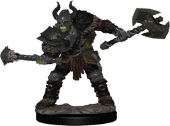 Pathfinder Deep Cuts - Half-Orc Barbarian Male