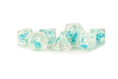 16mm Resin Poly Dice Set - Snowflake