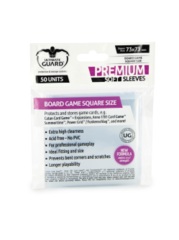 Clear - Board Game Sleeves - Square (Ultimate Guard) - 73mm x 73mm