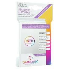 Gamegenic Matte Standard European - Sized Sleeves 62 x 94mm Code Purple