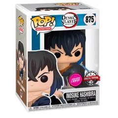 #875 - Demon Slayer - Inosuke Hashibira (flocked)(Chalice Collectibles Exclusive) Pop! (Chase)