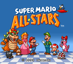 Super mario All Stars (Not For Resale) Version