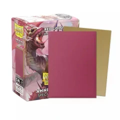 Dragon Shield - Red Gold Anniversary Special Edition - Dual Matte Sleeves (100ct.)