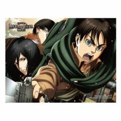 Attack On Titan - Erin, Mikasa & Levi Wall Scroll