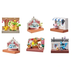 Rement Pokemon Pokemon Town 2 Festival Street Corner Blind Box