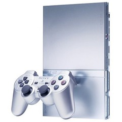 Playstation 2 System Slim - Silver (System) (PS2)