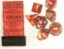 Bronze / White Lustrous Polyhedral (Chessex) - CHX27492