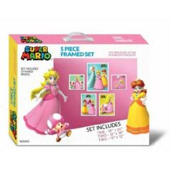 Framed set - Super Mario - Peach 5 peice