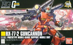 Gundam - RX-77-2 Guncannon E.F.S.F. Prototype Middle-Range Support Mobile Suit