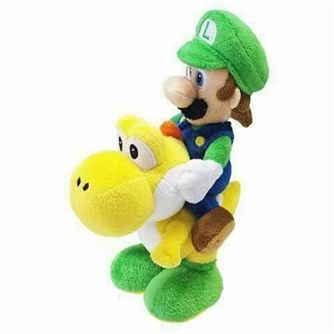 Luigi Riding Yoshi 8 Plush