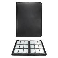 9-Pocket Zippered PRO-Binder - Vivid Black