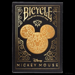 Bicicle - Disney - Mickey Black and Gold Playing Card Deck