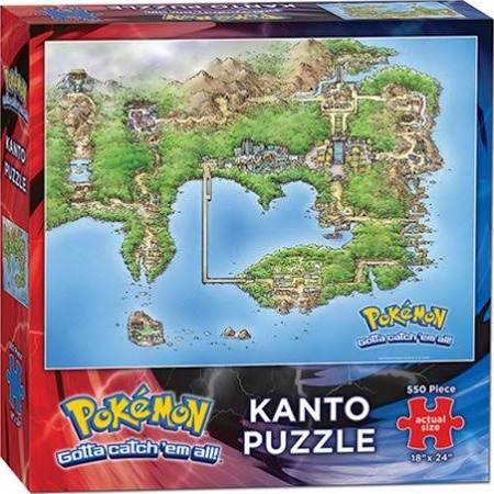 Pokemon Kanto Region 550 Piece Puzzle