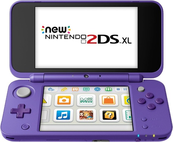 New Nintendo 2DS XL - Purple & Silver