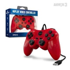 (Hyperkin) Armor3 PS3 Nuplay Wired Game Controller (Red)