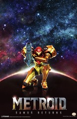 Metroid Samus Returns 11x17 Poster