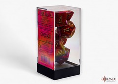 Scarab Mega-hedral Scarlet/gold 7-Die Set - CHX 22414