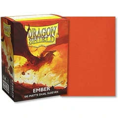 Dragon Shield Sleeves: Standard Dual Matte - Ember ‘Scaeva’ (100 ct.)