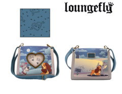 Loungefly - Lady and the Tramp Wet Cement Disney Crossbody Bag