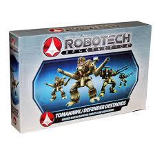 Robotech RPG Tactics Tomahawk Defender Destroids United Earth Defence Force Core Squadron