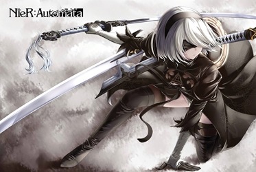 nonum - Nier Automata 36x24 Poster