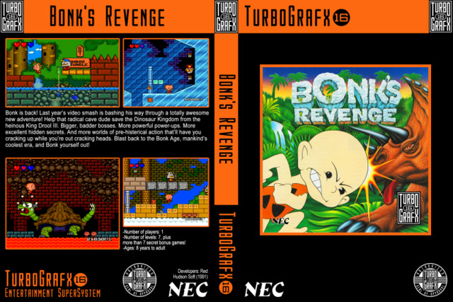 Bonks Revenge With Custom Case and Manual