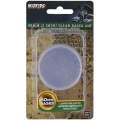 50mm (2 Inch) Clear Bases x10