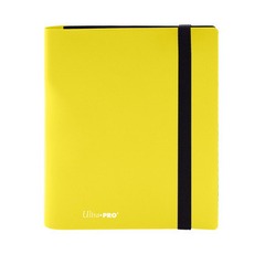 Ultra Pro - 4-Pocket Eclipse Lemon Yellow PRO-Binder