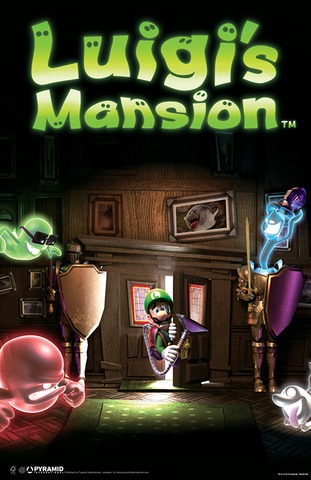 Luigis Mansion 11x17 Poster
