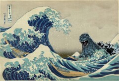 #354 Godzilla Vs Great Wave