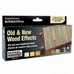 Vallejo Effects: Old And New Wood (Set of 8)