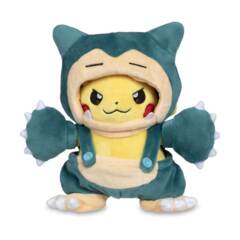 Pokemon - Pikachu Wearing Snorlax Poncho Plushie