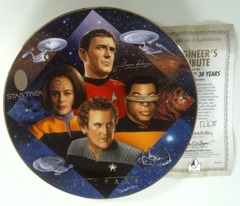 RJP071: Star Trek: 30 Years Plate Collection: Engineer's Tribute: The Hamilton Collection: 1287E