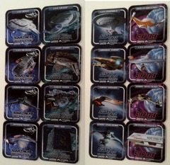 RJ0205: Lot of x16: Star Trek: Beverage Coasters : Newfield Publications: 1997