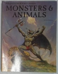 V00494: Monsters & Animals: Palladium Books: 454: 1991: READ DESCRIPTION