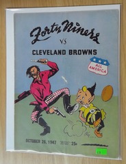 C0326: San Francisco Forty Niners Vs Cleveland Browns: 10/26/1947: 1.5 F/G