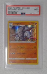 V0387: 2020: Donphan: SWSH067: Prerelease: Holo Promo: PSA: 9: Mint: 62751177