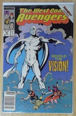 C0459: The West Coast Avengers: #45: 1st White Vision: 6.0 F