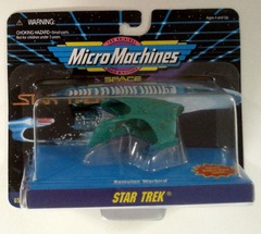 RJ0844: Star Trek: Micro Machines: Space: Romulan Warbird: Galoob: 65961: 1995: NIB