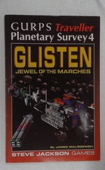 V00142: GURPS Traveller Planetary Survey 43: Glisten: Jewel of the Marches: GURPS: 6804: READ DESCRIPTION