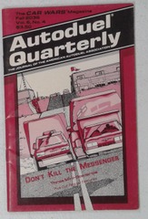 V00063: Autoduel Quarterly: Vol. 6: No. 4 : Car Wars: READ DESCRIPTION