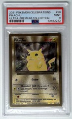 V0719: 2021: Pikachu: 58/102: Metal: Ultra-Premium Collection: PSA: 9: MINT: 82632232