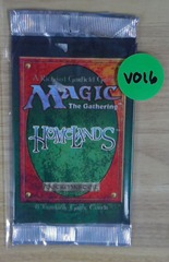 EMPTY BOOSTER PACK: Magic The Gathering: Homelands: V016