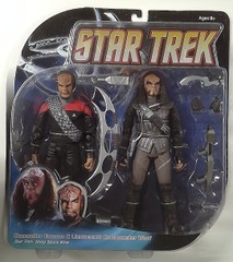 RJ1229: Star Trek: Chancellor Gowron & Lieutenant Commander Worf: Diamond Select: 2009