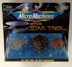 RJ0816: Star Trek: VI: The Next Generation: Micro Machines: Space: 3Pack: Galoob: 65825: 1995: NIB